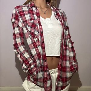 girl krazy Red & White Flannel